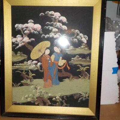 Vintage oriental stunning print.