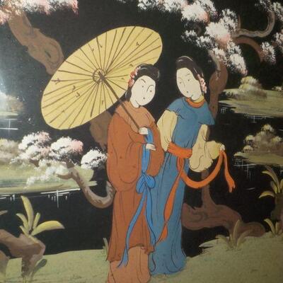 Vintage oriental stunning print.