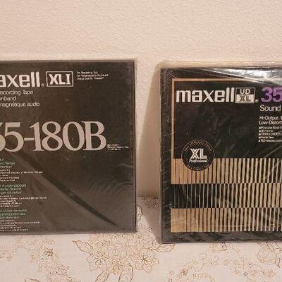 Lot 3: Vintage SEALED New Stock MAXWELL 35-180B Sound Recording Tape REEL to REEL