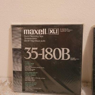 Lot 3: Vintage SEALED New Stock MAXWELL 35-180B Sound Recording Tape REEL to REEL
