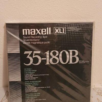 Lot 5: Vintage New Stock MAXWELL 35-180B Sound Recording Tape REEL to REEL 