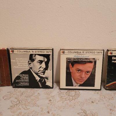 Lot 8: (4) Assorted Vintage Reel to Reel Music Tapes