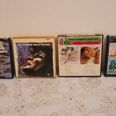 Lot 9: (4) Vintage REEL TO REEL Assorted Music Tapes