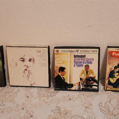 Lot 10: (4) Vintage REEL TO REEL Assorted Music Tapes
