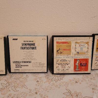 Lot 12: (4) Vintage REEL TO REEL Assorted Music Tapes 