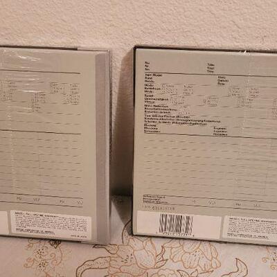Lot 16: (2) Vintage New Stock SEALED MAXWELL 35-180B REEL TO REEL Tapes