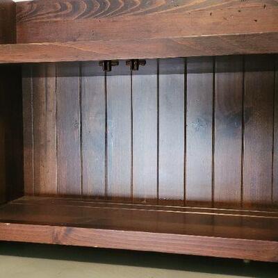 Lot 36: Vintage Small Hanging Decorative Cabinet w/ Mesh Front Doors