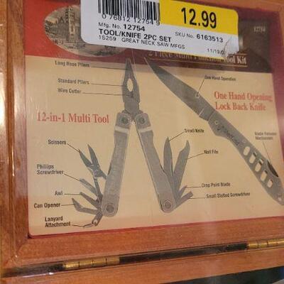 Lot 48: New Knife and Multi Tool Kit