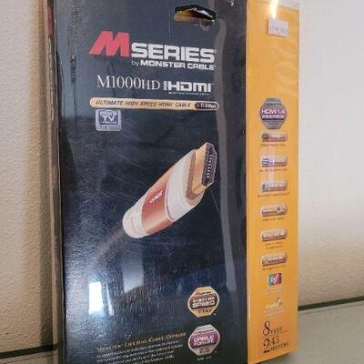 Lot 49: NEW M-Series 8 Foot Ultimate High Speed M1000HD HDMI Cable 