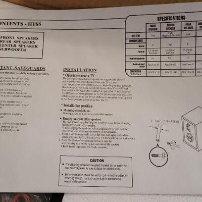Lot 57: New 5.1 Surround Sound HTS5 HOME THEATER System 