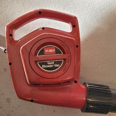 Lot 61: TORO Corded Model 51570 Yard Blower / Vacuum