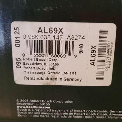 Lot 63: New Old Stock 1980's Models MERCEDES BENZ BOSCH AL69X Premium Auto Alternator 