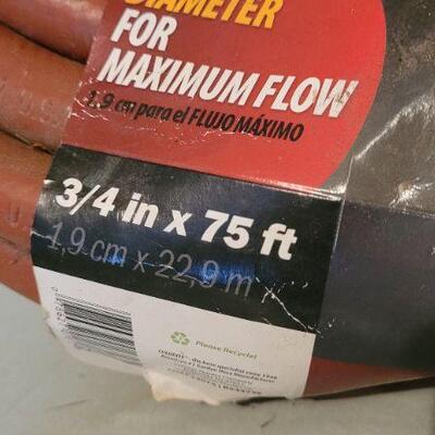 Lot 66: New SWAN Contractor Grade Water Hose 3/4 x 75 Feet