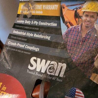 Lot 66: New SWAN Contractor Grade Water Hose 3/4 x 75 Feet