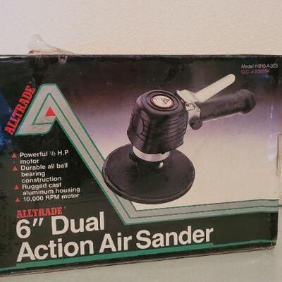 Lot 78: New ALLTRADE 6" Dual Action Air Sander