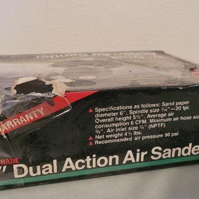 Lot 78: New ALLTRADE 6" Dual Action Air Sander
