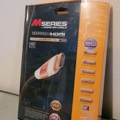 Lot 83: MONSTER CABLE M1000HD Ultra High Speed HDMI Cable