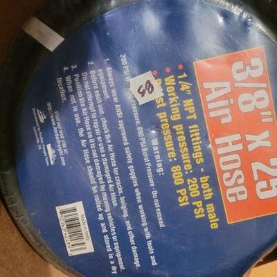 Lot 85: New 3/8" x 25 Foot Air Hose