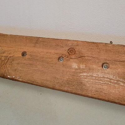 Lot 88: Vintage 4-Antler Hanging Rack 6" x 25" 