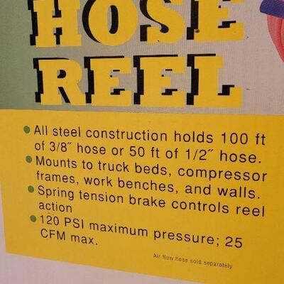 Lot 91: New in Box 120psi AIR HOSE REEL 