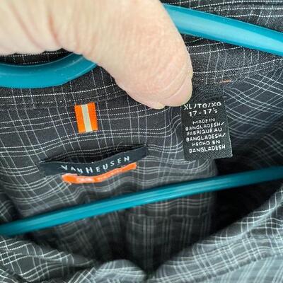 Set of 4 Men's Long Sleeve Button Front Shirts Size XL YD#022-0129