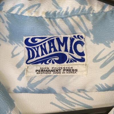 Set of 3 Vintage Men's Button Front Shirts Size XL or Smaller YD#022-0130