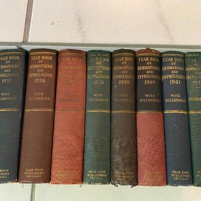 Vintage Yearbook of Dermatology and Syphilology Medical Books 1930s & 1940s YD#022-0138