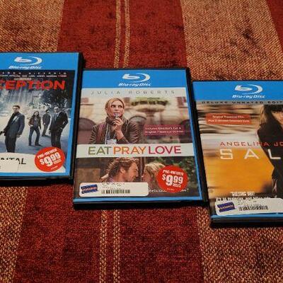 Lot 100: Assorted Previously Viewed Blue Ray Movies