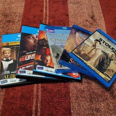 Lot 101: Assorted Previously Viewed BLUE RAY Movies 