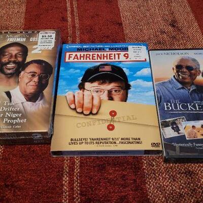 Lot 105: Assorted NEW Sealed DVD Movies 
