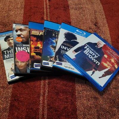 Lot 106: Assorted Previously Viewed BLUE RAY Movies 