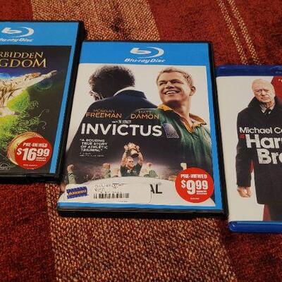 Lot 106: Assorted Previously Viewed BLUE RAY Movies 