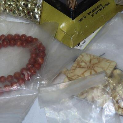 Rock, copper and misc Jewelry making supplies 