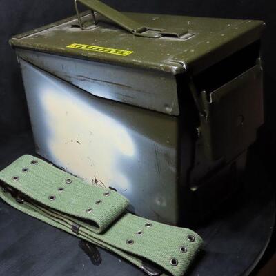 Military Box and belt