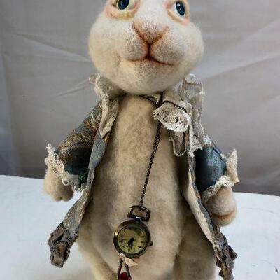 The White Rabbit from Alice in Wonderland with his pocket watch 12