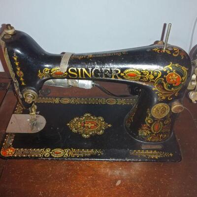 pick up Walpole-Singer electrified sewing machine-pick up Walpole