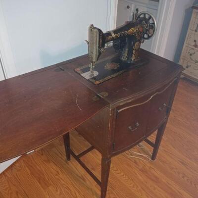 pick up Walpole-Singer electrified sewing machine-pick up Walpole