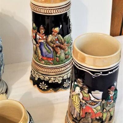 Lot #20  Lot of German and West German Decorative Steins