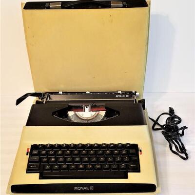 Lot #24  Vintage Royal Apollo 10 Electric Typewriter in case
