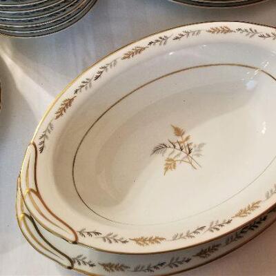 Lot #38  Large Set Vintage Noritake Fine China in the "Ferncliff" pattern - Mid Century
