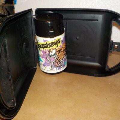 Goosebumps lunch Box with thermos, 1970's.