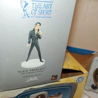 " Elvis Presley collectibles figurine and salt and pepper".