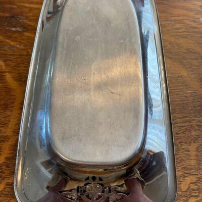 Art Nouveau silver tray 