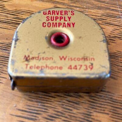 Garver's Supply Company Madison, Wi Tape Measure 