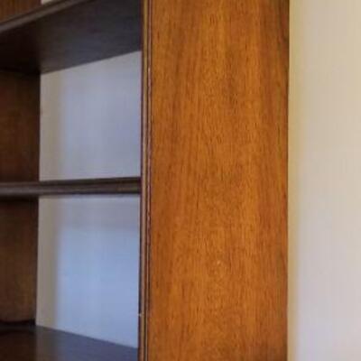 Lot #42  Lane Furniture Company Drop Leaf Desk with Adjustable (Tall) Bookcase