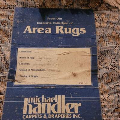 Lot 109: Belgium Wool Rug (4'8" Ã— 7'1")