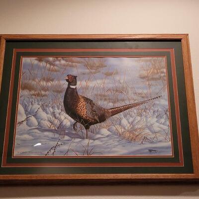 Lot 111:  Mitchell Mansanarez Print (Signed & Numbered) 30" Ã— 23"