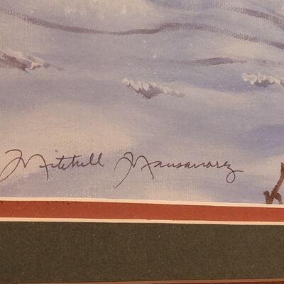Lot 111:  Mitchell Mansanarez Print (Signed & Numbered) 30" Ã— 23"
