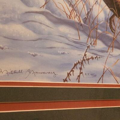 Lot 111:  Mitchell Mansanarez Print (Signed & Numbered) 30" Ã— 23"