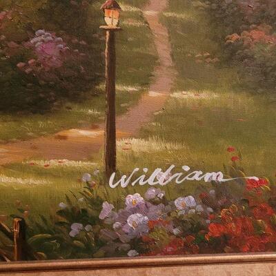 Lot 115: Original Oil Signed William (41.5" Ã— 29")